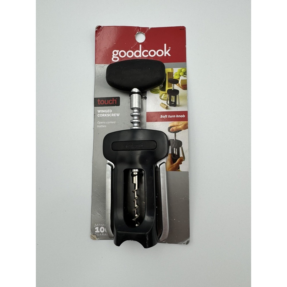 Goodcook Cork Screw Bar Tools, 11 x 4 x 2.5 inches, Black